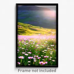Pixel Art Poster - Amazing Meadow (8 Bit Psychedelic Trippy Video Game Print)