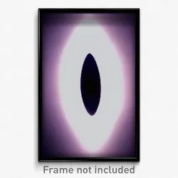 Pixel Art Poster - Gargantuan Black Hole (8 Bit Psychedelic Video Game Print)