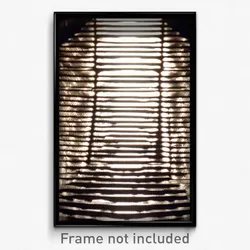 Pixel Art Poster - Cavernous Grate (8 Bit Psychedelic Trippy Video Game Print)