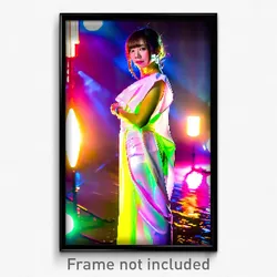 Pixel Art Poster - Flashy Kame (8 Bit Psychedelic Trippy Weird Video Game Print)