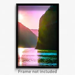 Pixel Art Poster - Vibrant Firth (8 Bit Psychedelic Trippy Video Game Print)