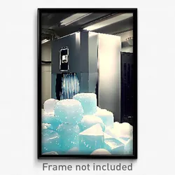Pixel Art Poster - Imperfect Ice Machine (8 Bit Psychedelic Video Game Print)