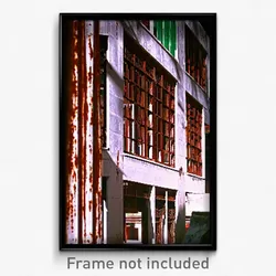 Pixel Art Poster - Rusty Mexico City (8 Bit Psychedelic Trippy Video Game Print)