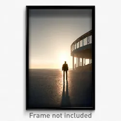 Pixel Art Poster - Neglected Expanse (8 Bit Psychedelic Trippy Video Game Print)