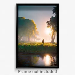 Pixel Art Poster - All Over The Place Fen (8 Bit Psychedelic Video Game Print)