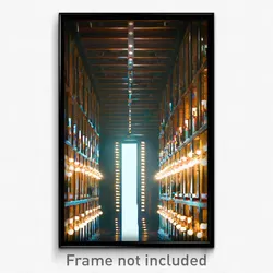 Pixel Art Poster - Whopping Repository (8 Bit Psychedelic Video Game Print)