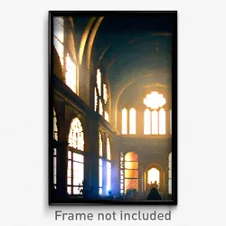 Pixel Art Poster - Grandiose Parish (8 Bit Psychedelic Trippy Video Game Print)