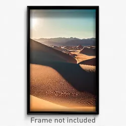 Pixel Art Poster - Prestigious Desert (8 Bit Psychedelic Video Game Print)
