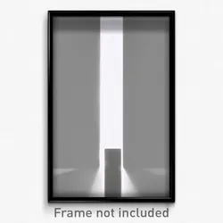 Pixel Art Poster - White Territory (8 Bit Psychedelic Trippy Video Game Print)