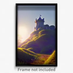 Pixel Art Poster - Pleasant Motte (8 Bit Psychedelic Trippy Video Game Print)