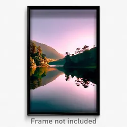 Pixel Art Poster - Sentimental Loch (8 Bit Psychedelic Trippy Video Game Print)