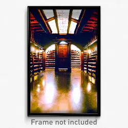 Pixel Art Poster - Majestic Cellar (8 Bit Psychedelic Trippy Video Game Print)