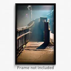 Pixel Art Poster - Dirty Parapet (8 Bit Psychedelic Trippy Video Game Print)