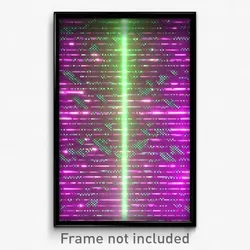 Pixel Art Poster - Fantastic Matrix (8 Bit Psychedelic Trippy Video Game Print)