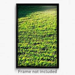 Pixel Art Poster - Green Grass (8 Bit Psychedelic Trippy Weird Video Game Print)