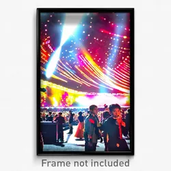 Pixel Art Poster - Stylish Fest (8 Bit Psychedelic Trippy Video Game Print)