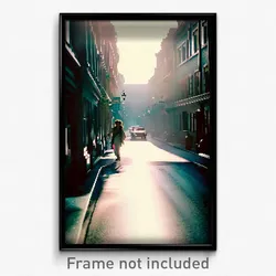Pixel Art Poster - Complex Street (8 Bit Psychedelic Trippy Video Game Print)