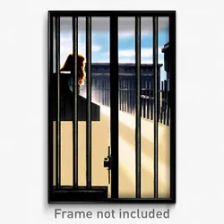 Pixel Art Poster - Glaring Stockade (8 Bit Psychedelic Trippy Video Game Print)