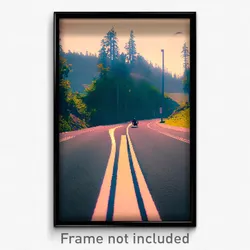 Pixel Art Poster - Mellow Pass (8 Bit Psychedelic Trippy Weird Video Game Print)