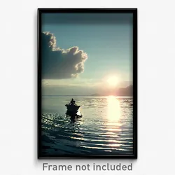 Pixel Art Poster - Neat Backwater (8 Bit Psychedelic Trippy Video Game Print)