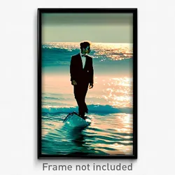 Pixel Art Poster - Glamorous Sea (8 Bit Psychedelic Trippy Video Game Print)