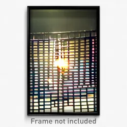 Pixel Art Poster - Alive Grate (8 Bit Psychedelic Trippy Weird Video Game Print)
