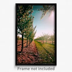 Pixel Art Poster - Bleak Orchard (8 Bit Psychedelic Trippy Video Game Print)