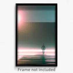 Pixel Art Poster - Detailed Cdmx (8 Bit Psychedelic Trippy Video Game Print)