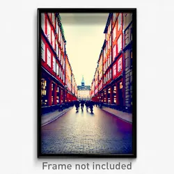 Pixel Art Poster - Important Copenhagen (8 Bit Psychedelic Video Game Print)
