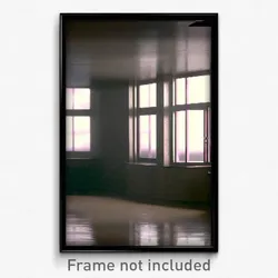 Pixel Art Poster - Gloomy Flats (8 Bit Psychedelic Trippy Video Game Print)