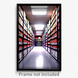 Pixel Art Poster - Stunning Storage Room (8 Bit Psychedelic Video Game Print)