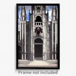 Pixel Art Poster - Normal Belfry (8 Bit Psychedelic Trippy Video Game Print)