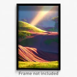 Pixel Art Poster - Amazing Earthworks (8 Bit Psychedelic Video Game Print)