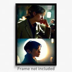 Pixel Art Poster - Thoughtful Den (8 Bit Psychedelic Trippy Video Game Print)