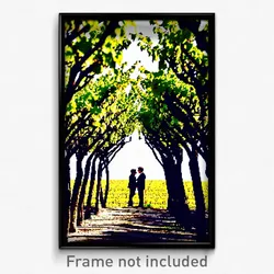 Pixel Art Poster - Meek Vineyard (8 Bit Psychedelic Trippy Video Game Print)
