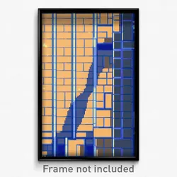 Pixel Art Poster - Important Tile (8 Bit Psychedelic Trippy Video Game Print)