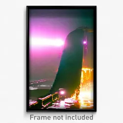 Pixel Art Poster - Electric Ditch (8 Bit Psychedelic Trippy Video Game Print)