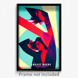 Pixel Art Poster - Sweet Warren (8 Bit Psychedelic Trippy Video Game Print)