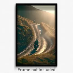 Pixel Art Poster - Old Fashioned Switchback (8 Bit Psychedelic Video Game Print)