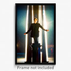 Pixel Art Poster - Striking Post (8 Bit Psychedelic Trippy Video Game Print)