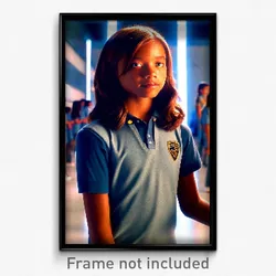 Pixel Art Poster - Outstanding Middle School (8 Bit Video Game Print)