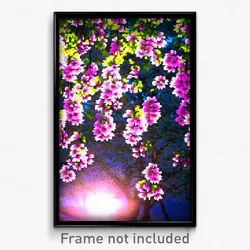 Pixel Art Poster - Made Up Spring (8 Bit Psychedelic Trippy Video Game Print)