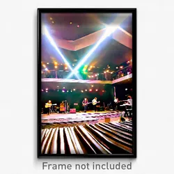 Pixel Art Poster - Admired Music Venue (8 Bit Psychedelic Video Game Print)