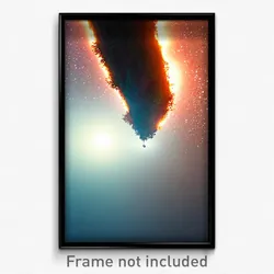 Pixel Art Poster - Sharp Earth (8 Bit Psychedelic Trippy Weird Video Game Print)
