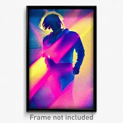 Pixel Art Poster - Vivid Gambit (8 Bit Psychedelic Trippy Video Game Print)