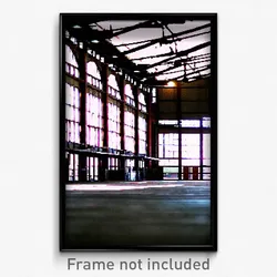 Pixel Art Poster - Meager Warehouse (8 Bit Psychedelic Trippy Video Game Print)