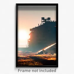 Pixel Art Poster - Grandiose Dump (8 Bit Psychedelic Trippy Video Game Print)