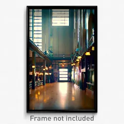 Pixel Art Poster - Creative Coop (8 Bit Psychedelic Trippy Video Game Print)