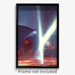 Pixel Art Poster - Unrealistic Forgeworks (8 Bit Psychedelic Video Game Print)