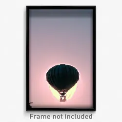 Pixel Art Poster - Rare Landing (8 Bit Psychedelic Trippy Video Game Print)